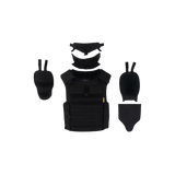 Anorak Niobium® Tactical II – full set moniuhkainen pehmeä kehonpanssari laajalla suojauksella ampuma-aseita ja veitsiä vastaan.
