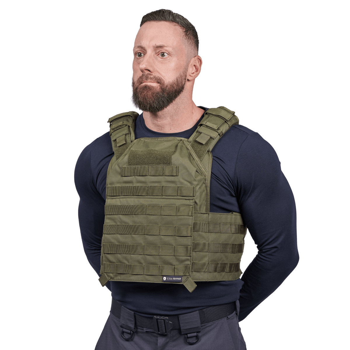 EA Plate Carrier vihreä — tuotekuva.