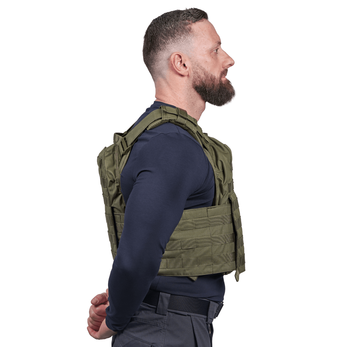 EA Plate Carrier vihreä — tuotekuva.