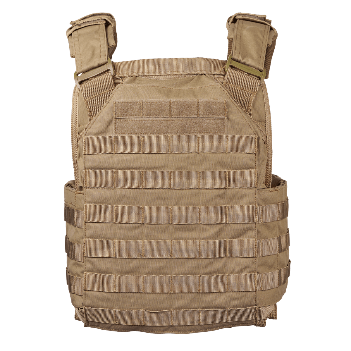 EA Plate Carrier Khaki galleria-asema 1, modulaarinen design, kestävä materiaali ja NIJ-sertifiointi ammattimaiseen pistos- ja luotinsuojaukseen.